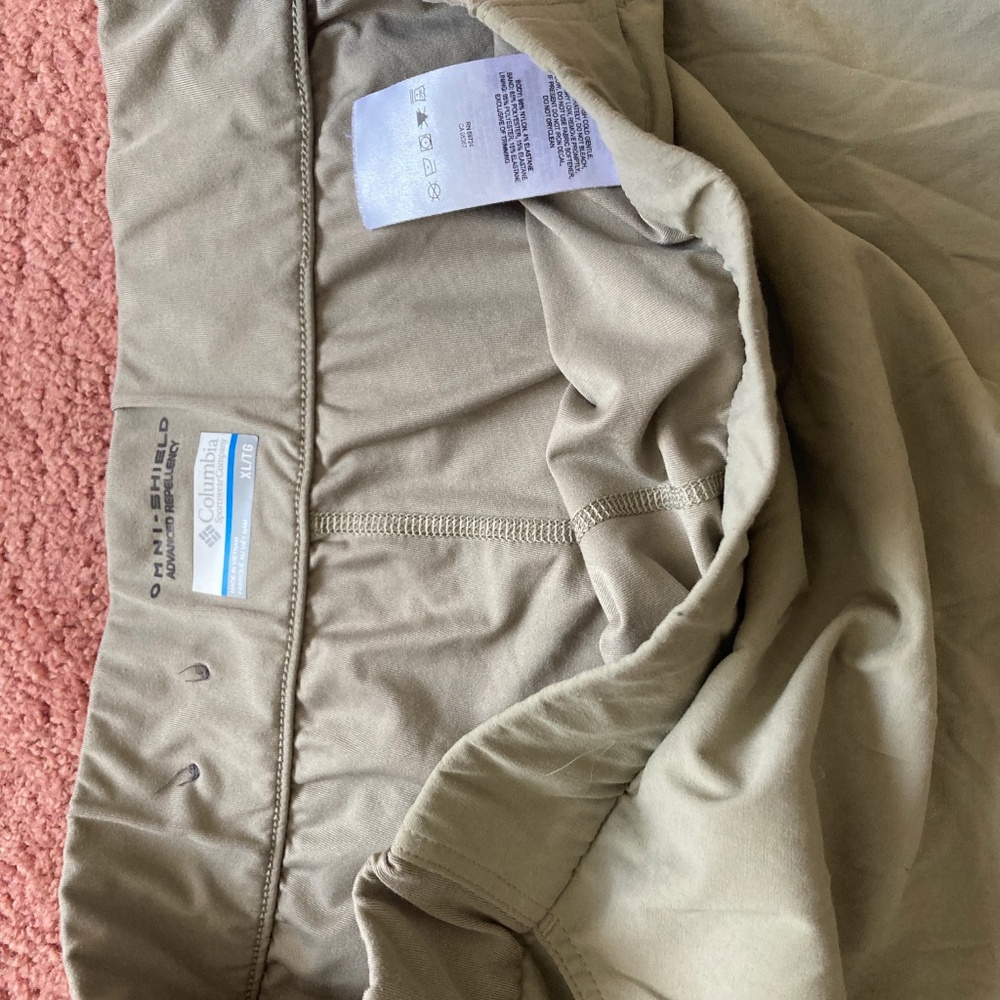 Columbia Active Skort Olive Green Omni Shield Advanced Repellant Size XL - Picture 4 of 5